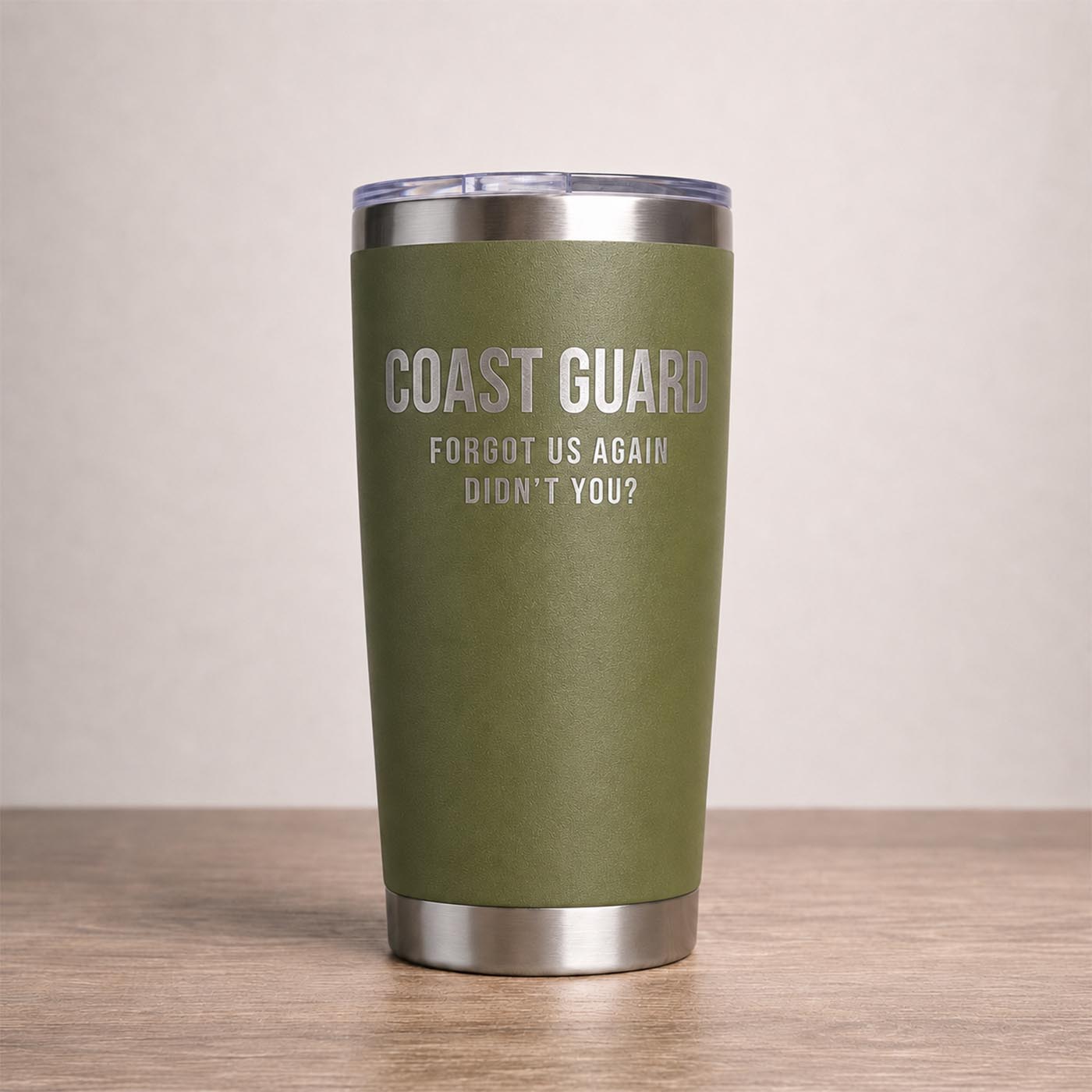 COAST GUARD. YOU FORGOT US AGAIN