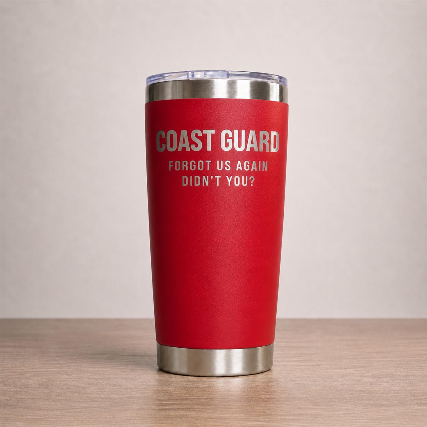 COAST GUARD. YOU FORGOT US AGAIN