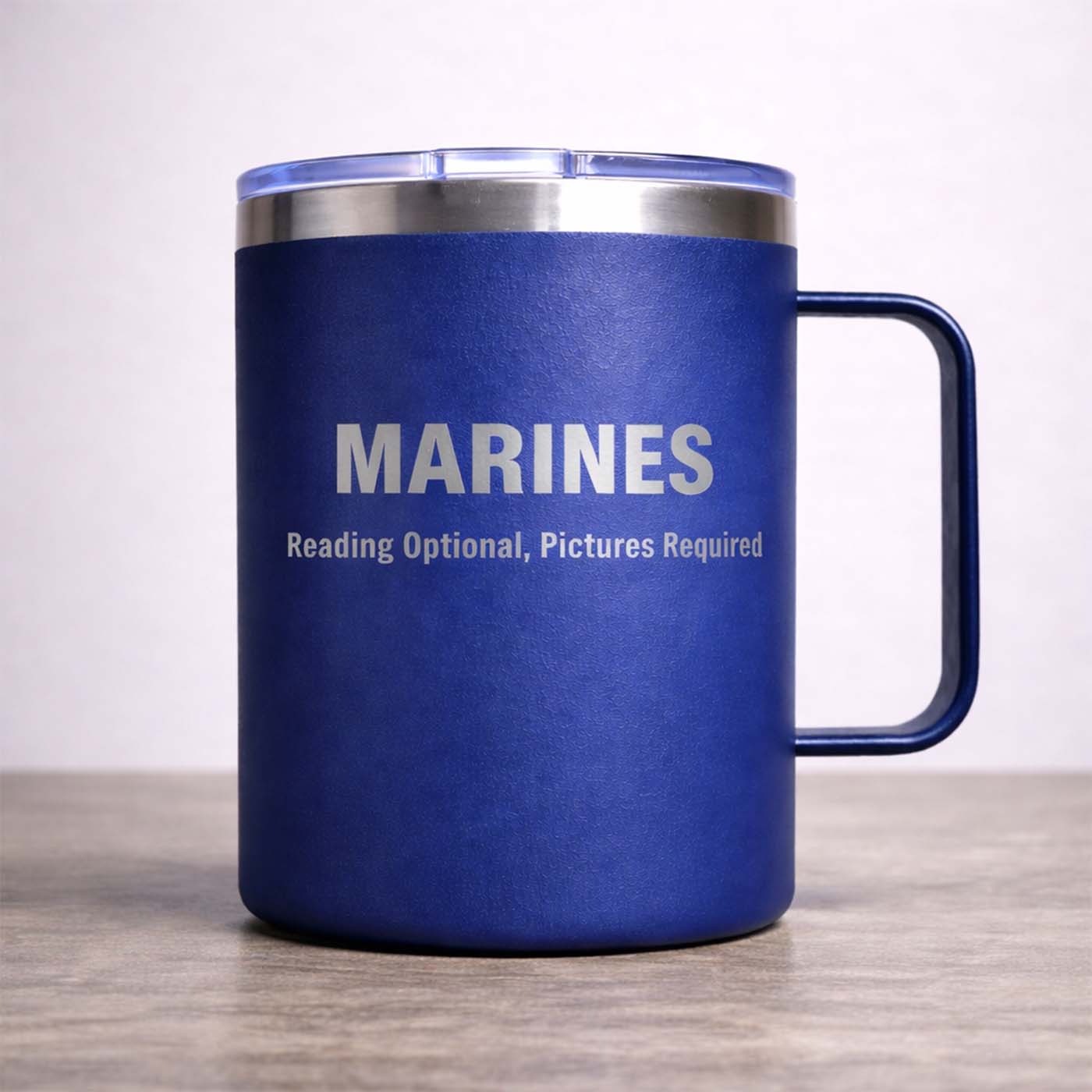 Marines. Reading Optional, Pictures Required