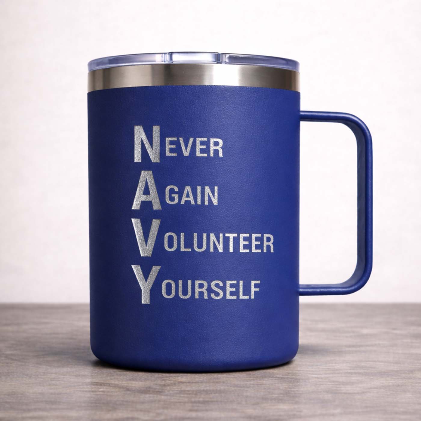 NEVER AGAIN VOLUNTEER YOURSELF